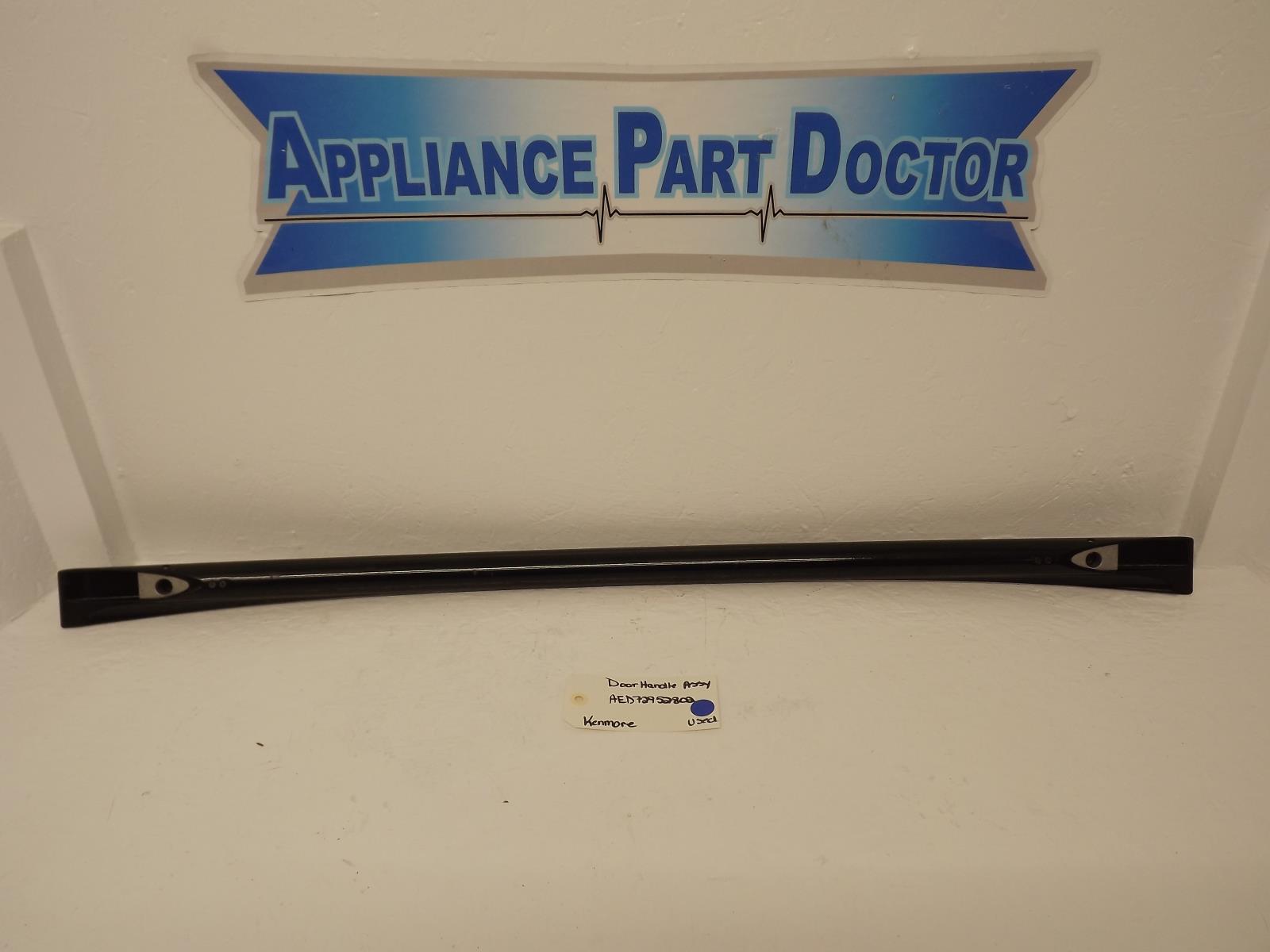 Kenmore Refrigerator AED72952802 Door Handle Assembly Used Kenmore Refrigerator AED72952802 Door Handle Assembly Used